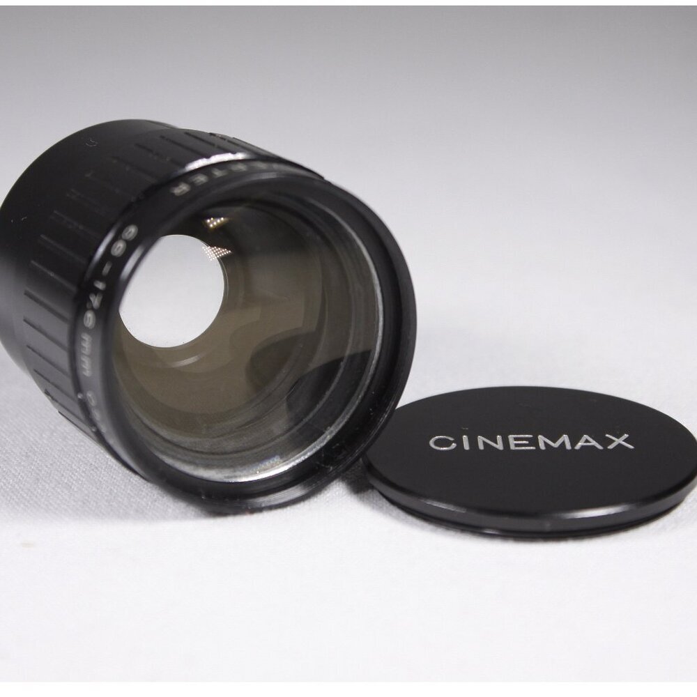 Vintage 8mm movie camera wide angle lens, Cinemax Wide Converter 66 - 17.6mm